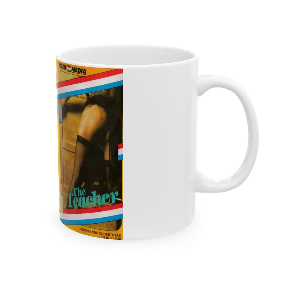 THE TEACHER (VHS COVER) - White Coffee Mug-Go Mug Yourself