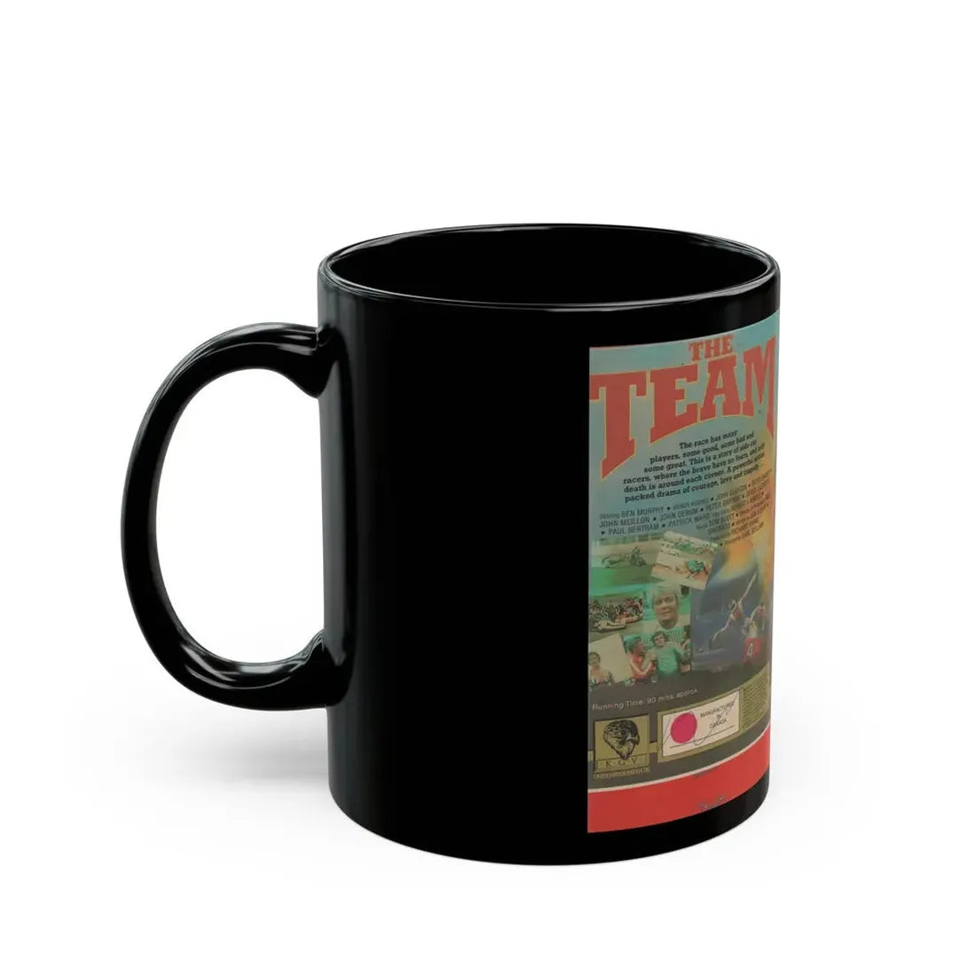 THE TEAM (VHS COVER) - Black Coffee Mug - Go Mug Yourself