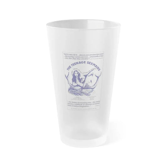 THE TEENAGE SEXMAIDS 1976 Movie Poster - Frosted Pint Glass 16oz 16oz Frosted - Go Mug Yourself