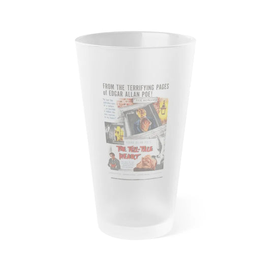 THE TELL-TALE HEART 1960 Movie Poster - Frosted Pint Glass 16oz-16oz-Frosted-Go Mug Yourself