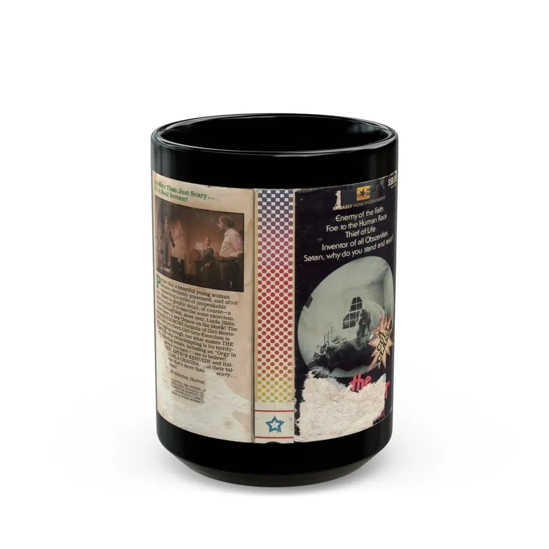 THE TEMPTER (VHS COVER) - Black Coffee Mug 15oz - Go Mug Yourself