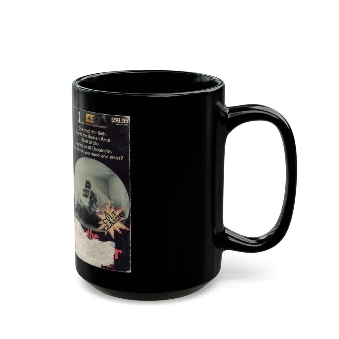 THE TEMPTER (VHS COVER) - Black Coffee Mug - Go Mug Yourself