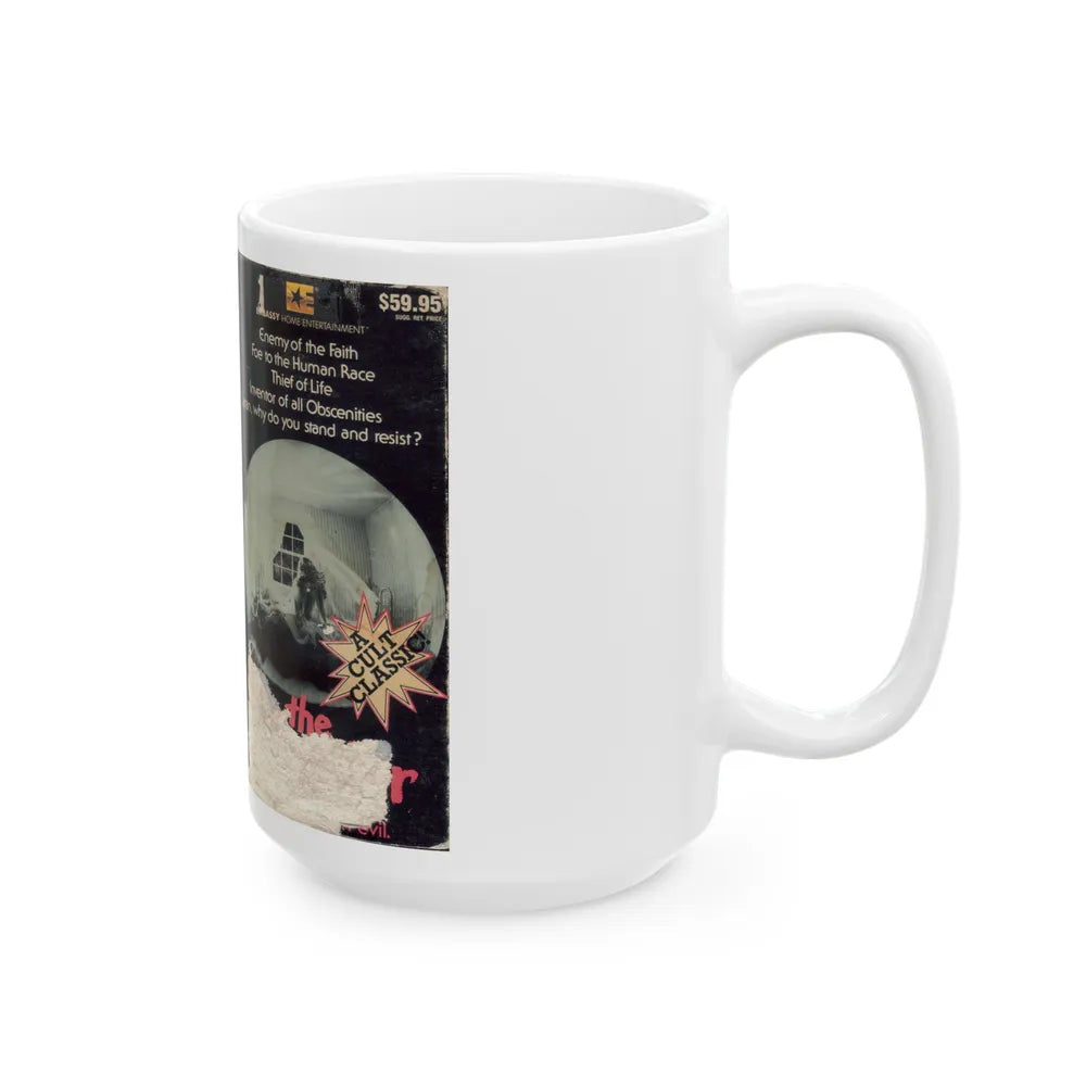 THE TEMPTER (VHS COVER) - White Coffee Mug-Go Mug Yourself