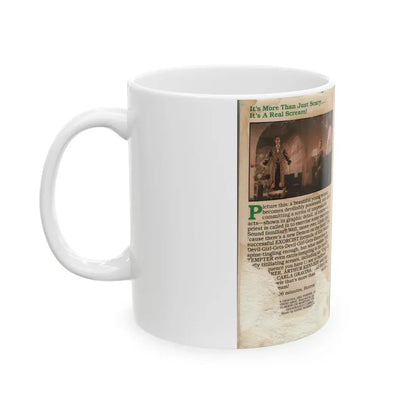 THE TEMPTER (VHS COVER) - White Coffee Mug - Go Mug Yourself