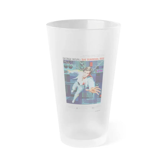 THE TERMINAL MAN 1974 Movie Poster - Frosted Pint Glass 16oz 16oz Frosted - Go Mug Yourself