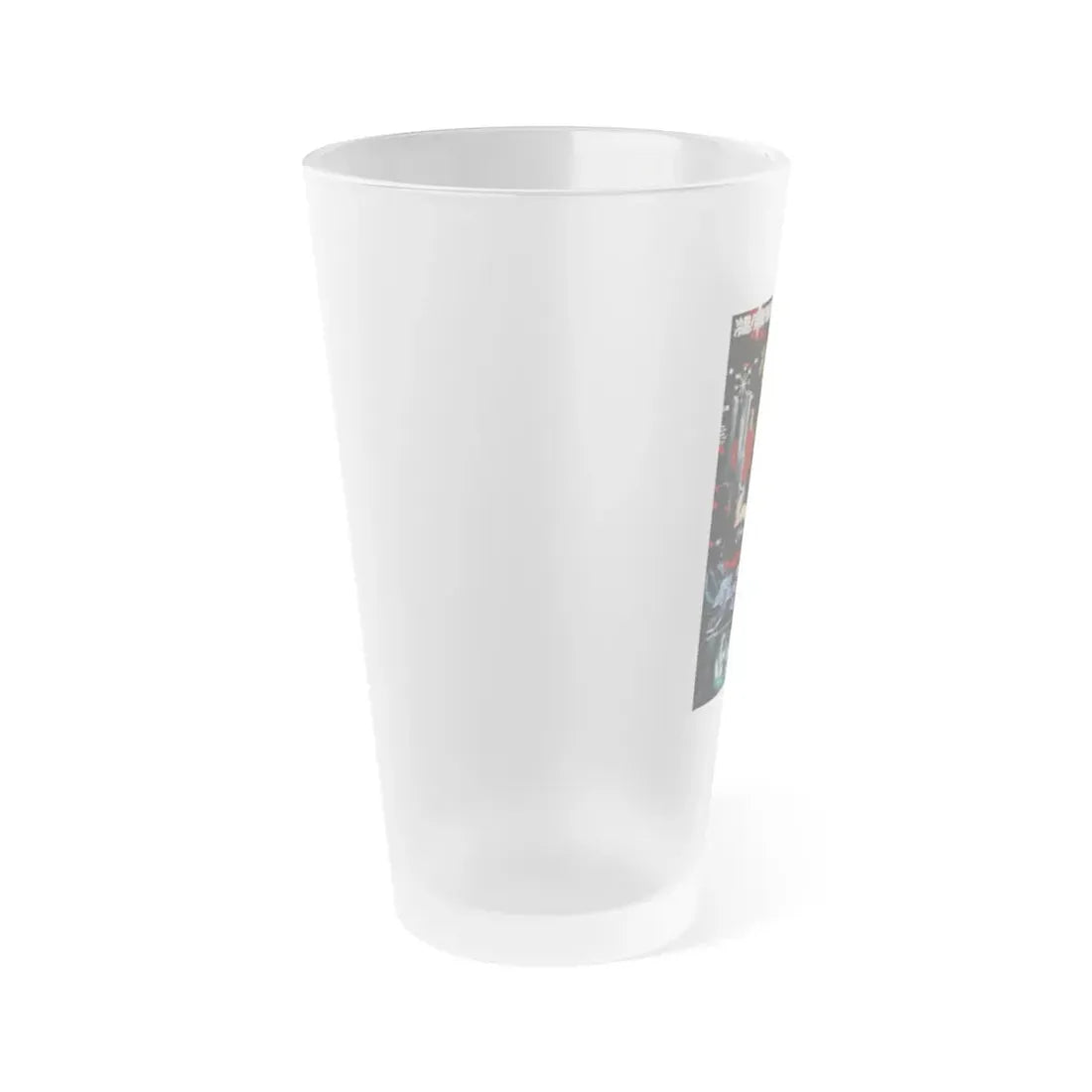 THE TERMINATOR (ASIAN) 1984 Movie Poster - Frosted Pint Glass 16oz - Go Mug Yourself