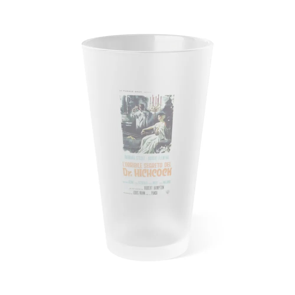 THE TERRIBLE SECRET OF DR. HICHCOCK 1962 Movie Poster - Frosted Pint Glass 16oz-16oz-Frosted-Go Mug Yourself