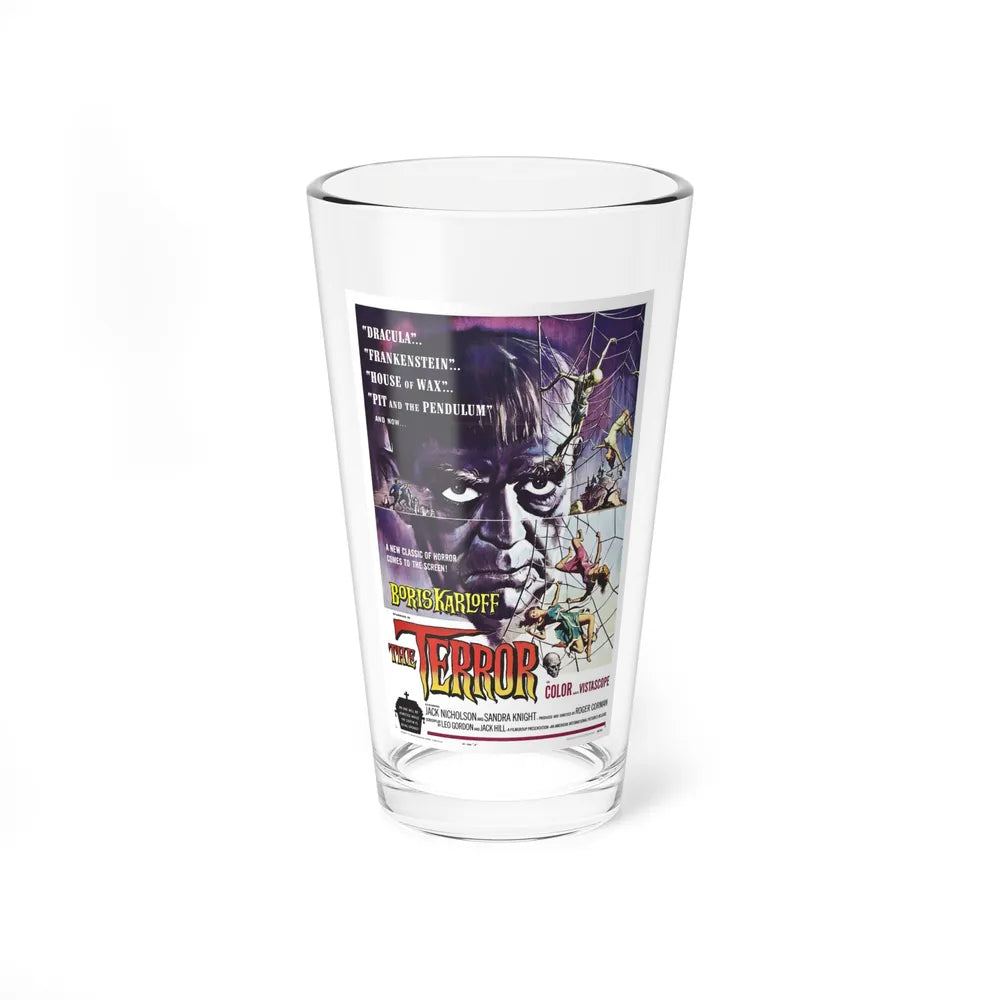 THE TERROR 1963 Movie Poster - Pint Glass 16oz-16oz-Go Mug Yourself