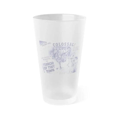 THE TERROR OF TINYTOWN 1938 Movie Poster - Frosted Pint Glass 16oz 16oz Frosted - Go Mug Yourself