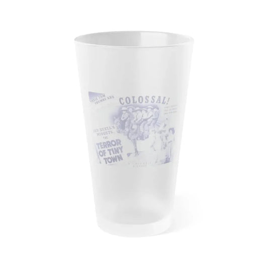 THE TERROR OF TINYTOWN 1938 Movie Poster - Frosted Pint Glass 16oz 16oz Frosted - Go Mug Yourself