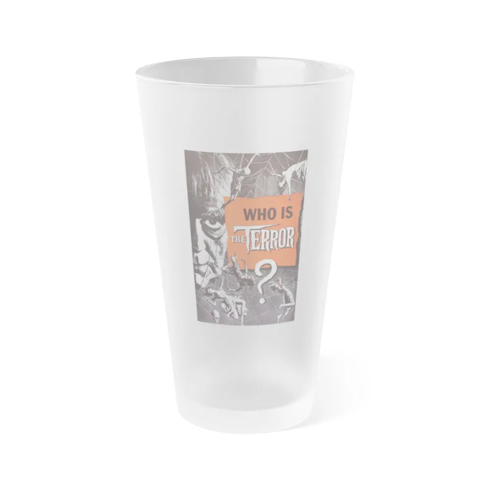 THE TERROR (TEASER) 1963 Movie Poster - Frosted Pint Glass 16oz-16oz-Frosted-Go Mug Yourself