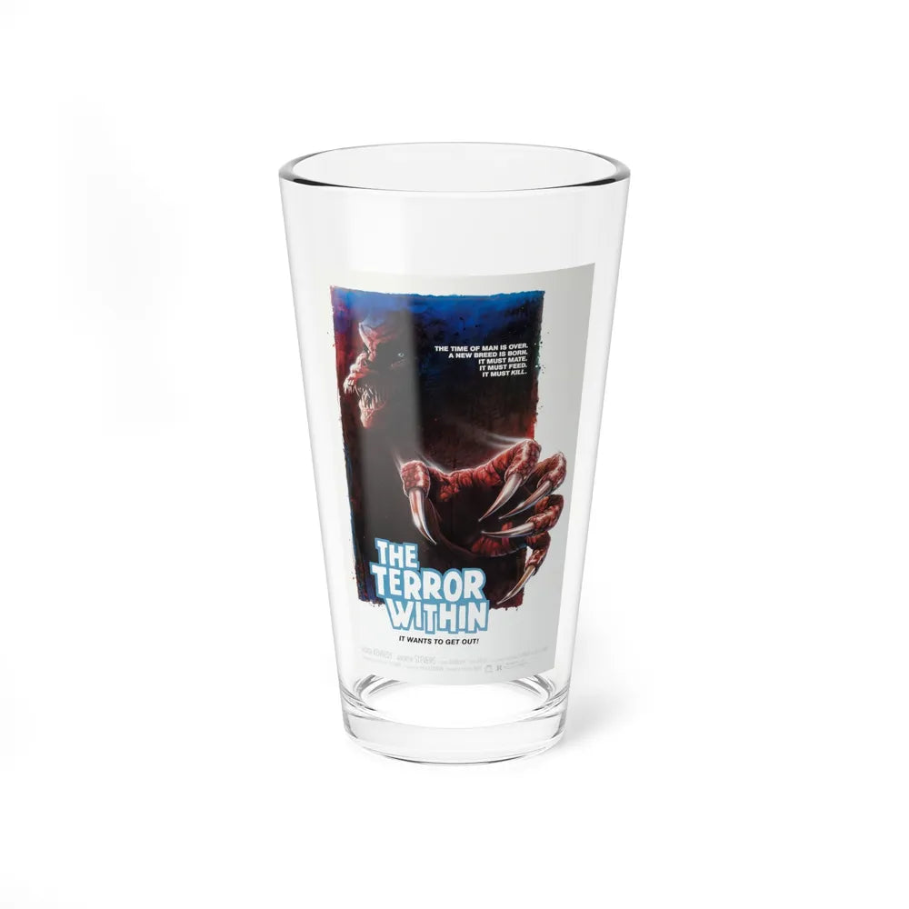 THE TERROR WITHIN 1989 Movie Poster - Pint Glass 16oz-16oz-Go Mug Yourself