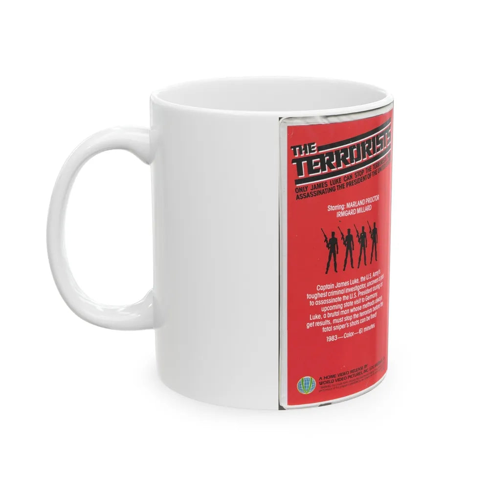 THE TERRORISTS (VHS COVER) - White Coffee Mug-Go Mug Yourself