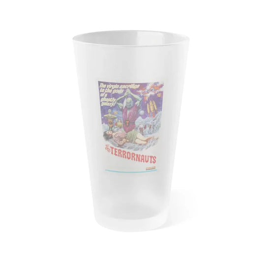 THE TERRORNAUTS 1967 Movie Poster - Frosted Pint Glass 16oz 16oz Frosted - Go Mug Yourself