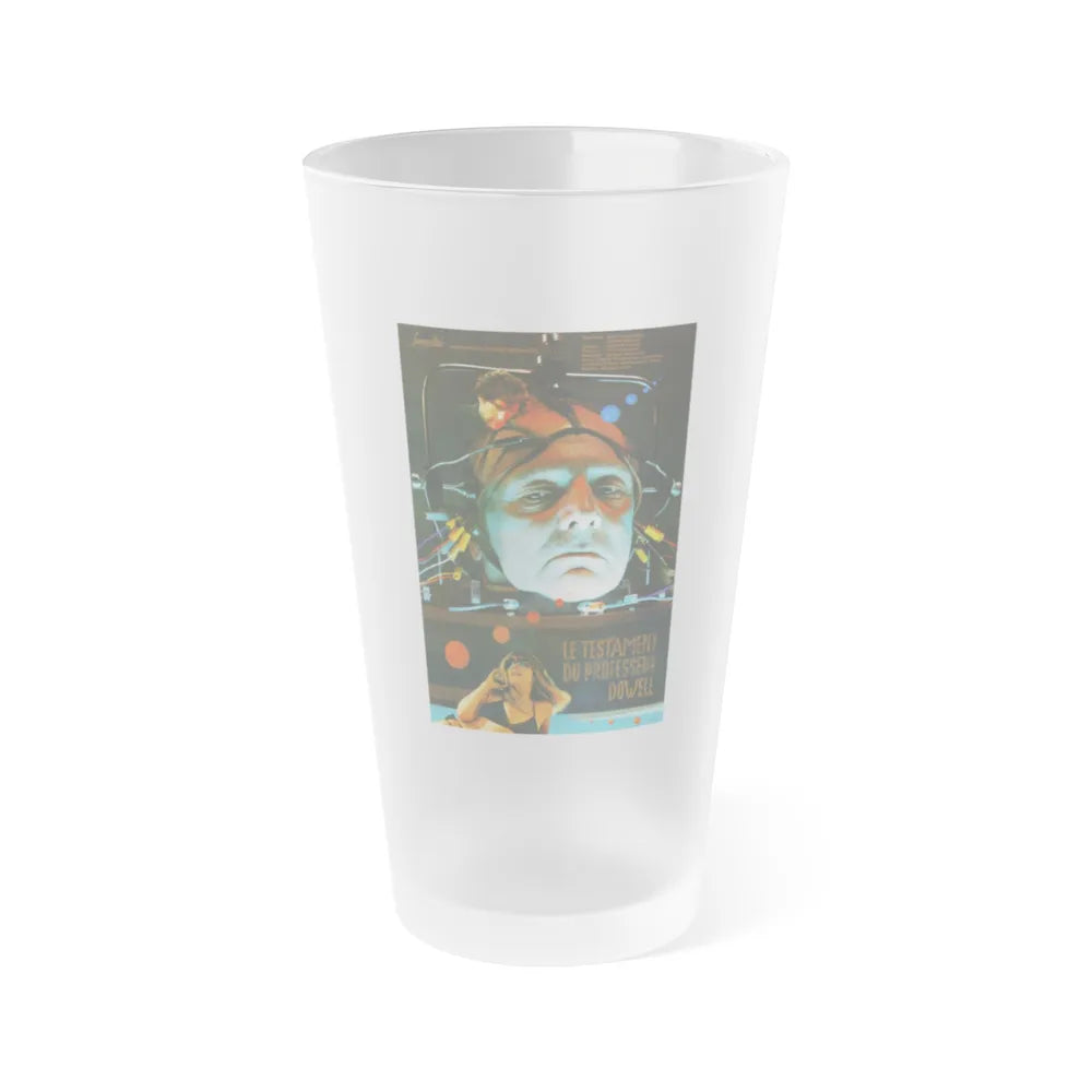 THE TESTAMENT OF PROFESSOR DOWELL 1984 Movie Poster - Frosted Pint Glass 16oz-16oz-Frosted-Go Mug Yourself