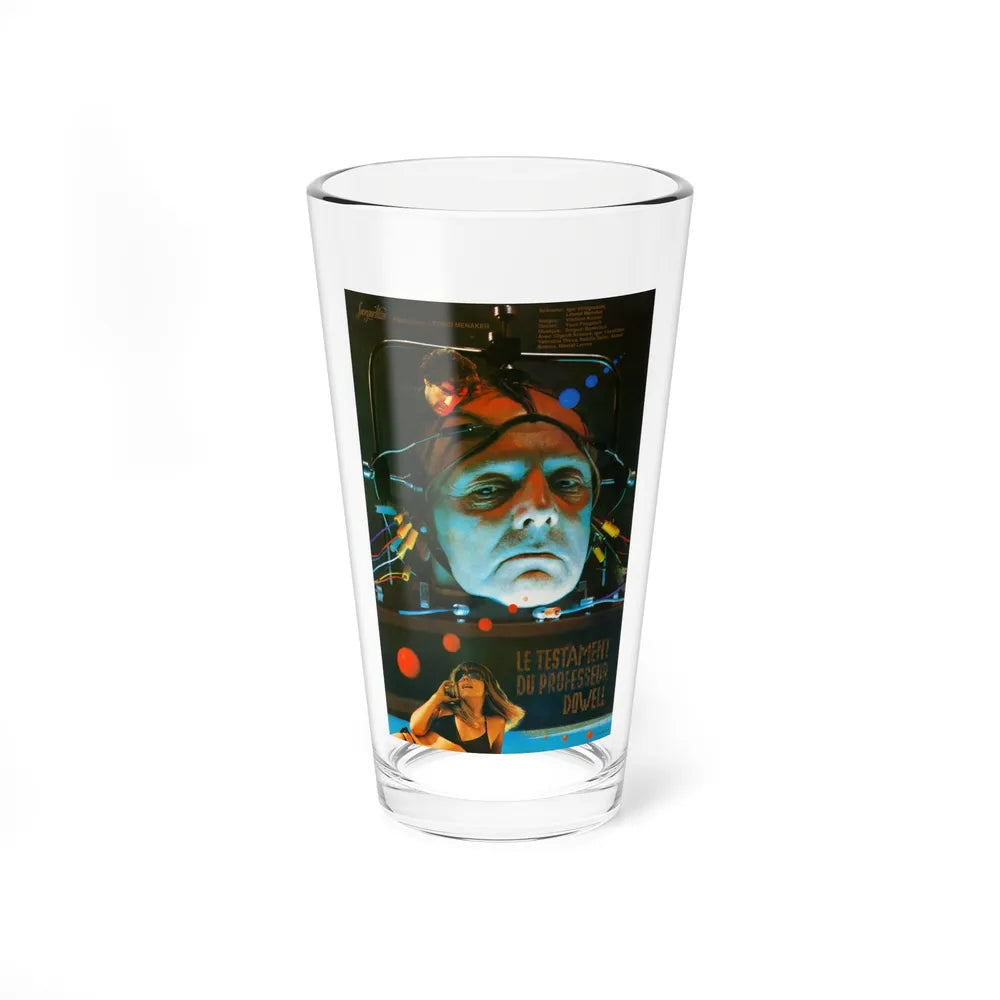 THE TESTAMENT OF PROFESSOR DOWELL 1984 Movie Poster - Pint Glass 16oz-16oz-Go Mug Yourself