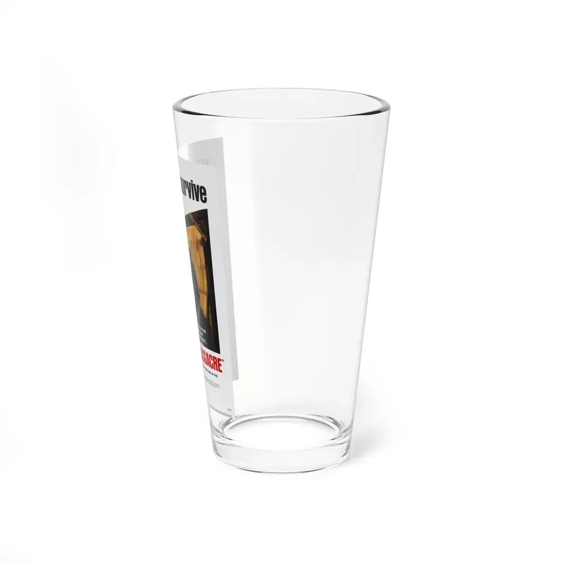 THE TEXAS CHAIN SAW MASSACRE 1974 Movie Poster - Pint Glass 16oz - Go Mug Yourself