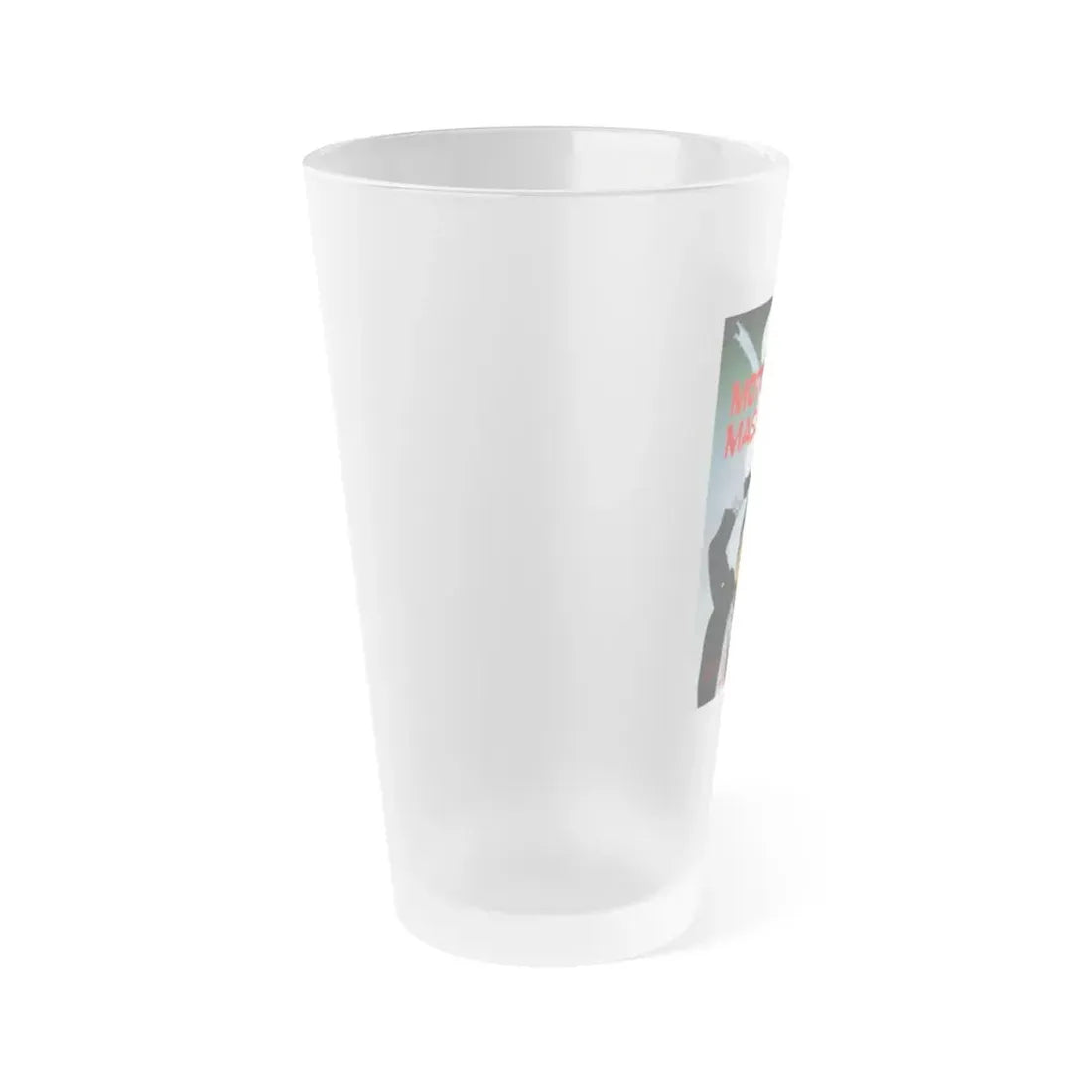 THE TEXAS CHAIN SAW MASSACRE 2 (DANISH) 1974 Movie Poster - Frosted Pint Glass 16oz - Go Mug Yourself