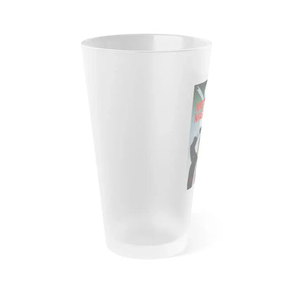 THE TEXAS CHAIN SAW MASSACRE 2 (DANISH) 1974 Movie Poster - Frosted Pint Glass 16oz - Go Mug Yourself