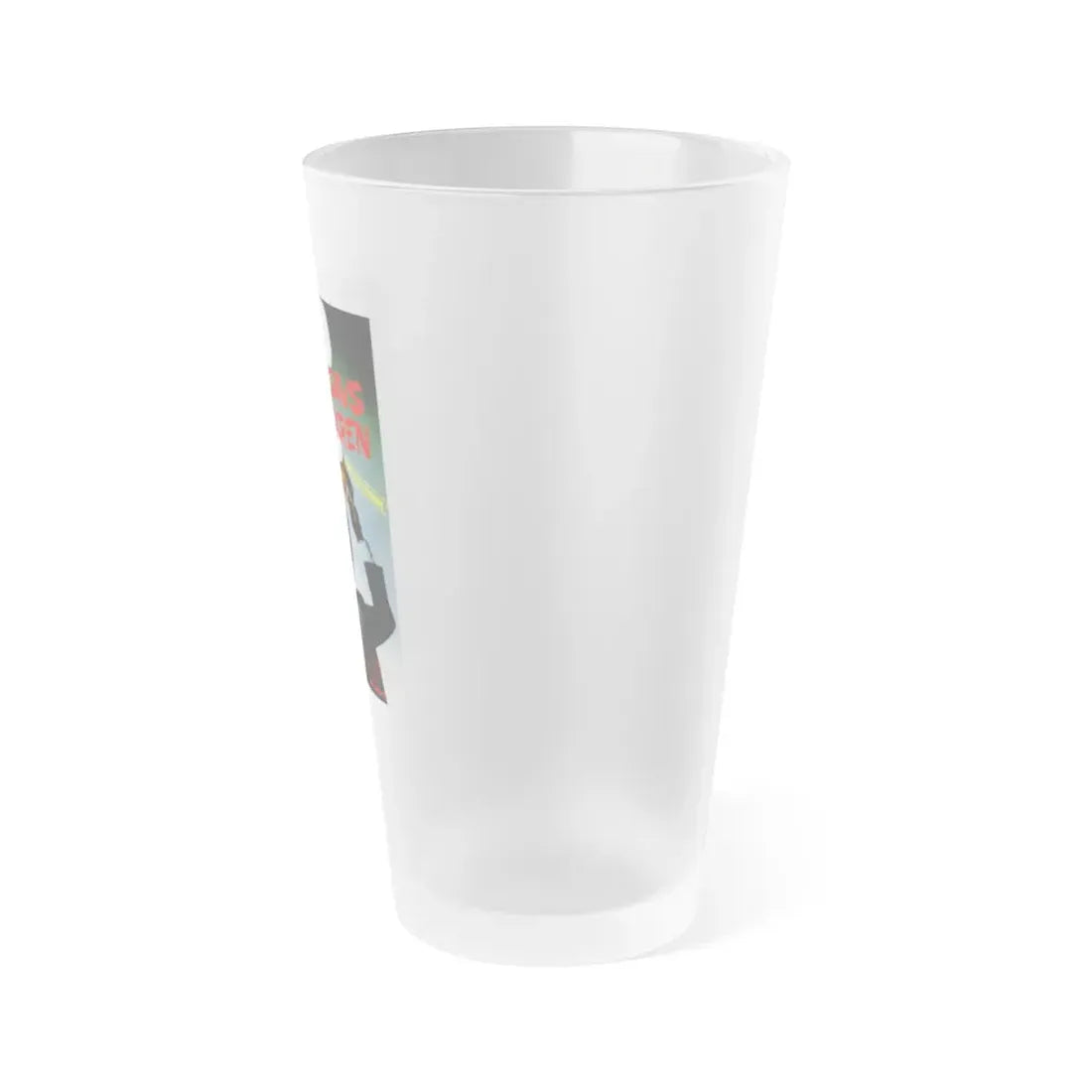 THE TEXAS CHAIN SAW MASSACRE 2 (DANISH) 1974 Movie Poster - Frosted Pint Glass 16oz - Go Mug Yourself