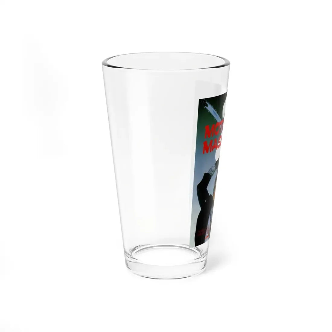 THE TEXAS CHAIN SAW MASSACRE 2 (DANISH) 1974 Movie Poster - Pint Glass 16oz - Go Mug Yourself