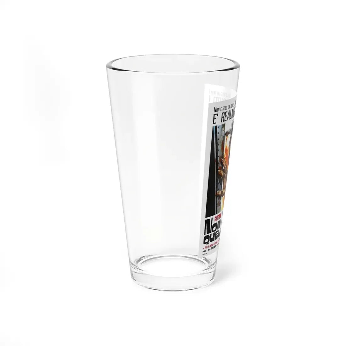 THE TEXAS CHAIN SAW MASSACRE (ITALIAN) 1974 Movie Poster - Pint Glass 16oz - Go Mug Yourself