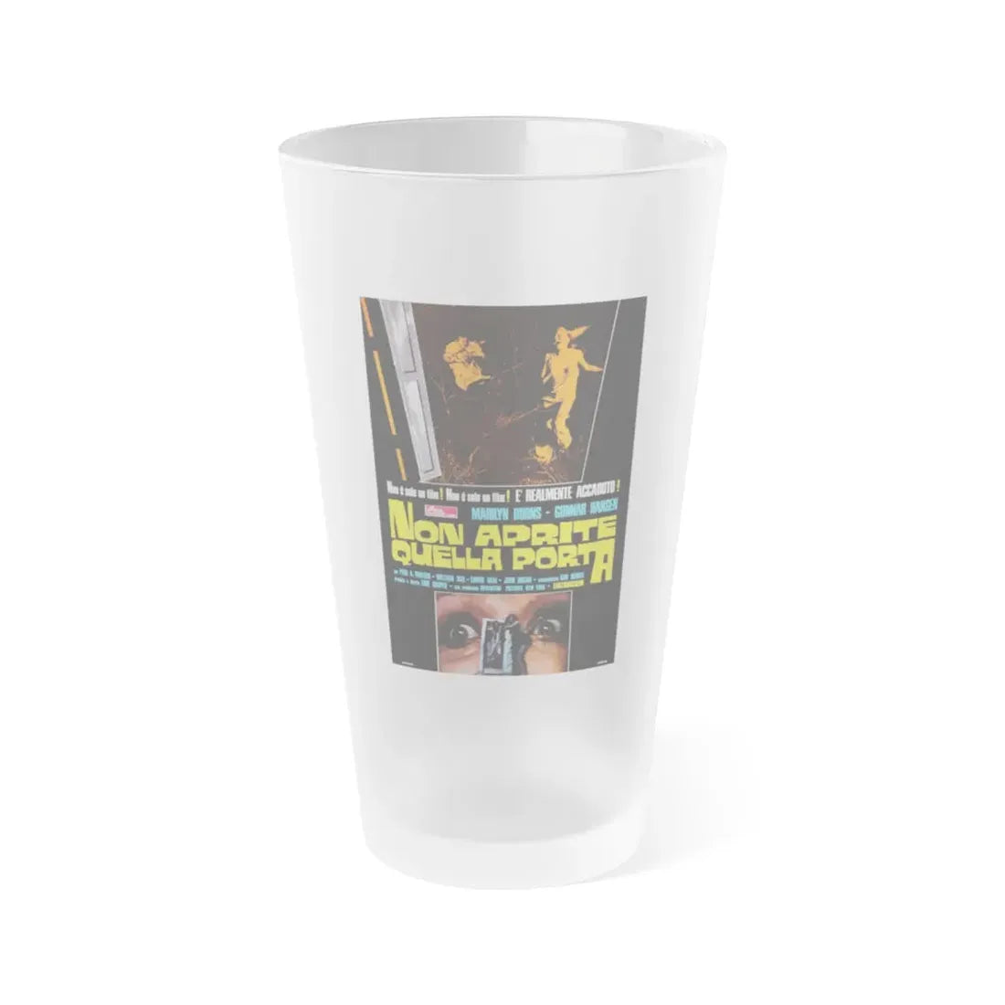 THE TEXAS CHAIN SAW MASSACRE (ITALIAN) 2 1974 Movie Poster - Frosted Pint Glass 16oz 16oz Frosted - Go Mug Yourself