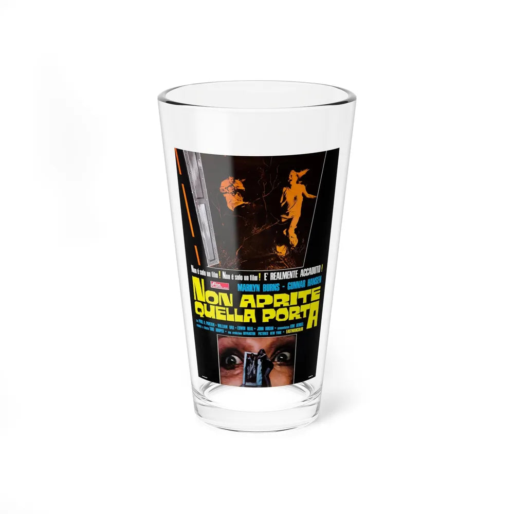 THE TEXAS CHAIN SAW MASSACRE (ITALIAN) 2 1974 Movie Poster - Pint Glass 16oz-16oz-Go Mug Yourself