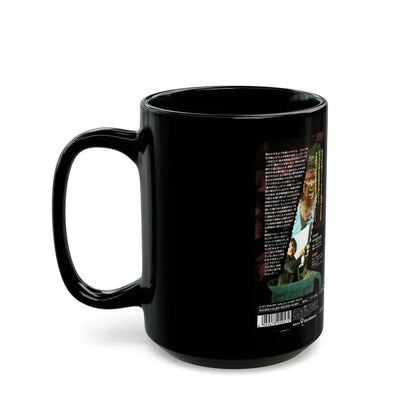 THE TEXAS CHAINSAW MASSACRE (VHS COVER) - Black Coffee Mug - Go Mug Yourself