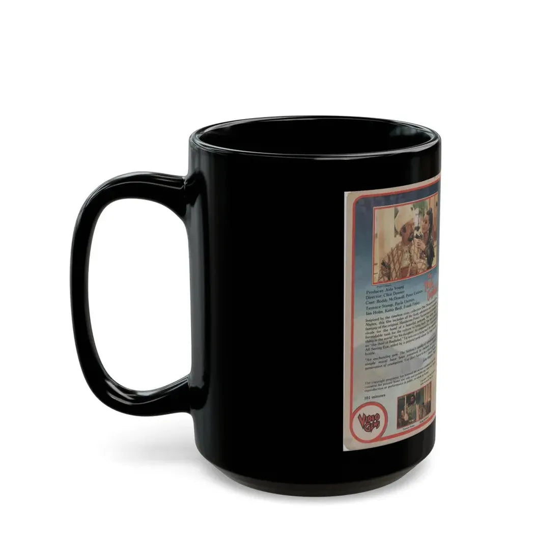 THE THIEF OF BAGHDAD (VHS COVER) - Black Coffee Mug - Go Mug Yourself