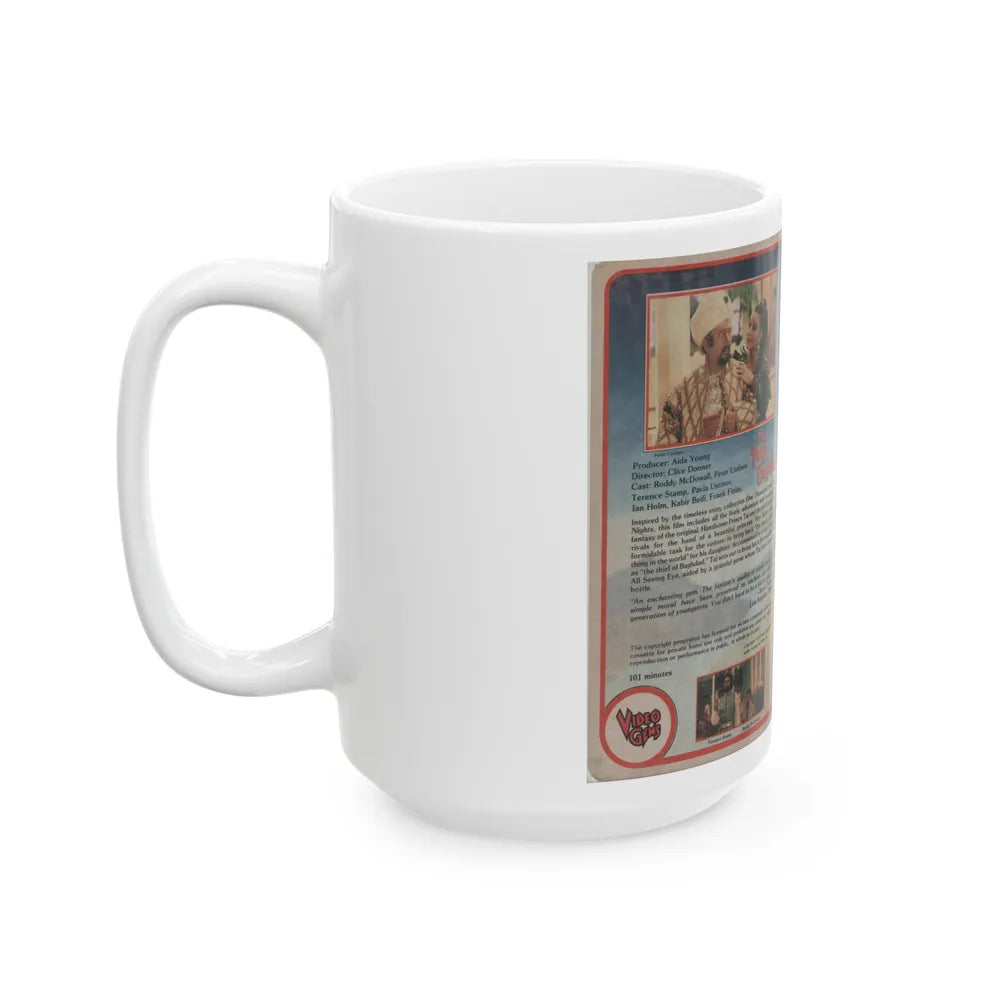 THE THIEF OF BAGHDAD (VHS COVER) - White Coffee Mug-Go Mug Yourself