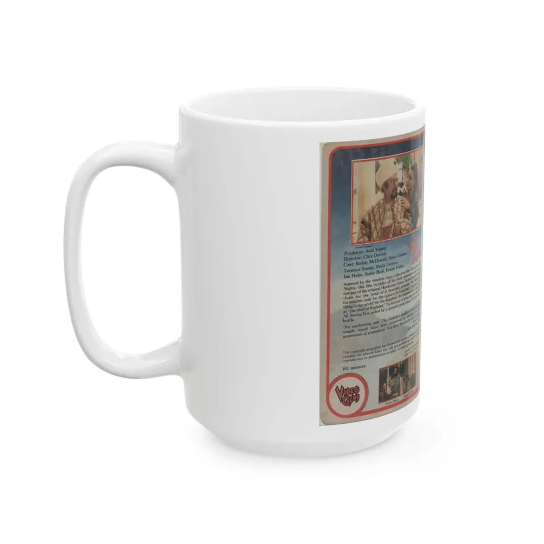 THE THIEF OF BAGHDAD (VHS COVER) - White Coffee Mug - Go Mug Yourself