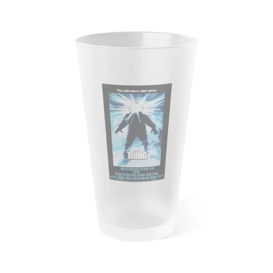 THE THING 1982 Movie Poster - Frosted Pint Glass 16oz 16oz Frosted - Go Mug Yourself