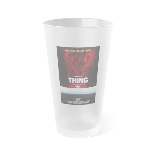 THE THING (3) 1982 Movie Poster - Frosted Pint Glass 16oz-16oz-Frosted-Go Mug Yourself