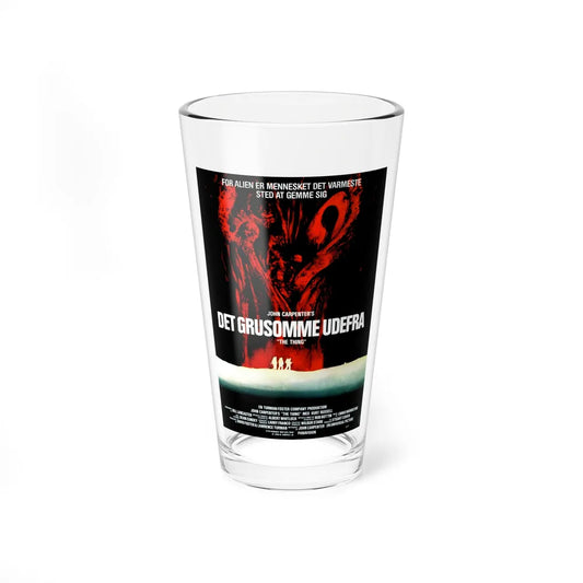 THE THING (DANISH) 1982 Movie Poster - Pint Glass 16oz-16oz-Go Mug Yourself