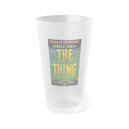 THE THING (FROM ANOTHER WORLD) 2 1951 Movie Poster - Frosted Pint Glass 16oz-16oz-Frosted-Go Mug Yourself