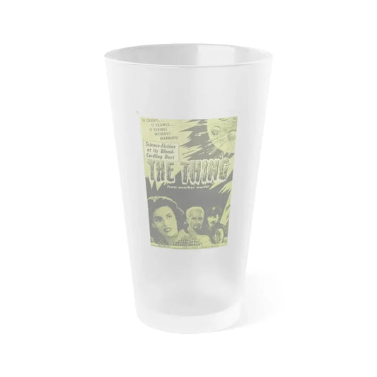 THE THING (FROM ANOTHER WORLD) 4 1951 Movie Poster - Frosted Pint Glass 16oz 16oz Frosted - Go Mug Yourself