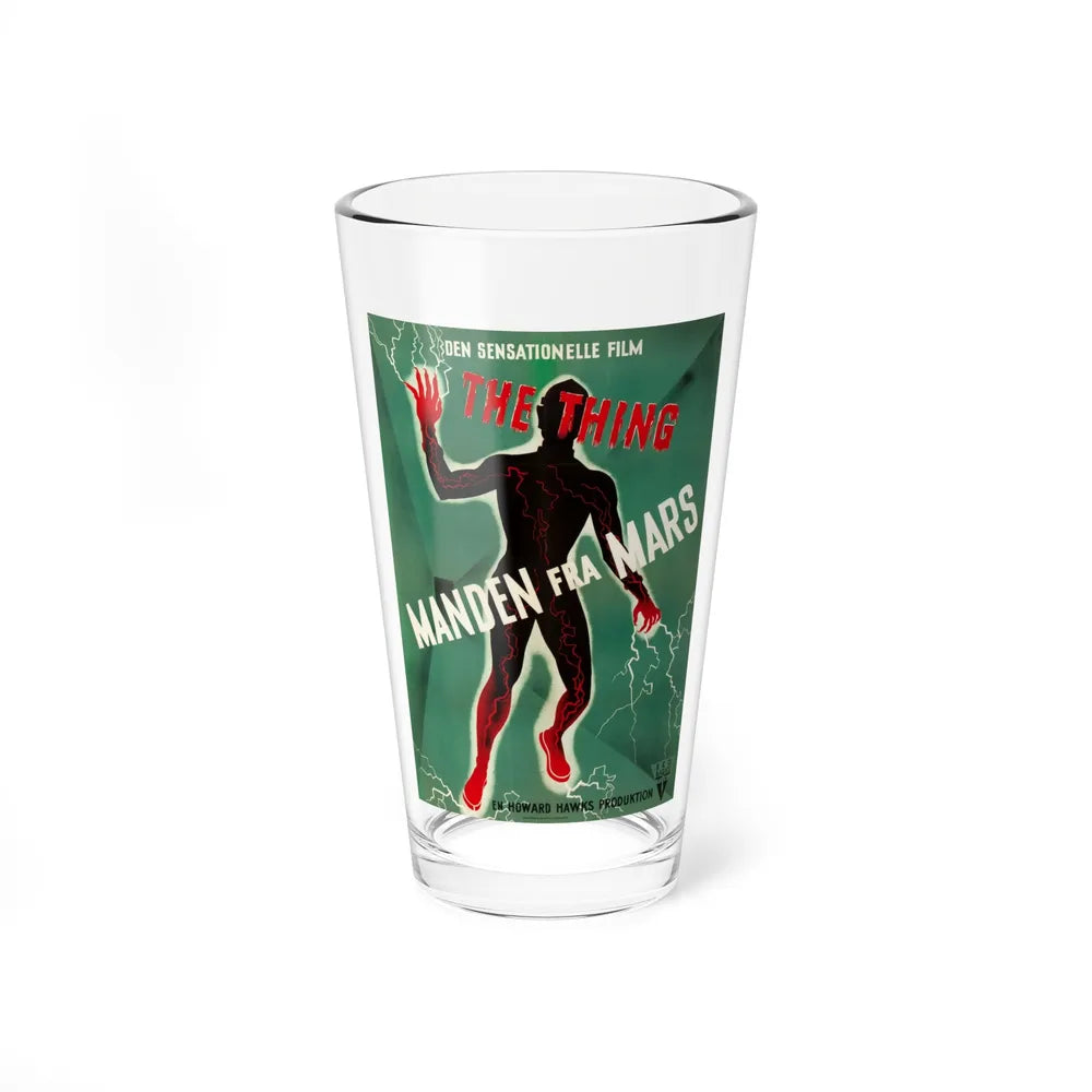 THE THING (FROM ANOTHER WORLD) (DANISH) 1951 Movie Poster - Pint Glass 16oz-16oz-Go Mug Yourself