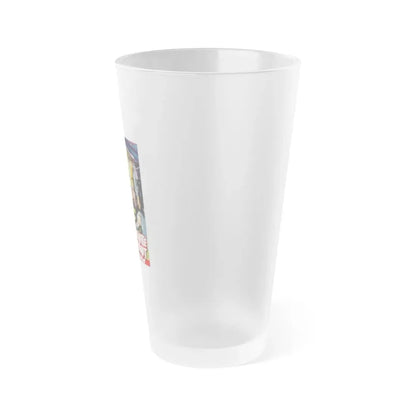 THE THING THAT COULDN'T DIE (BELGIAN) 1958 Movie Poster - Frosted Pint Glass 16oz - Go Mug Yourself