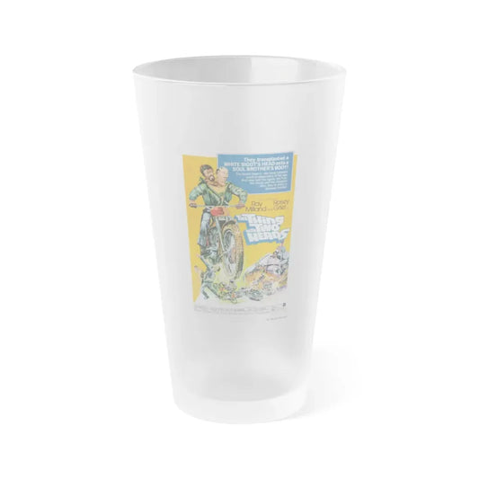 THE THING WITH TWO HEADS 1972 Movie Poster - Frosted Pint Glass 16oz 16oz Frosted - Go Mug Yourself
