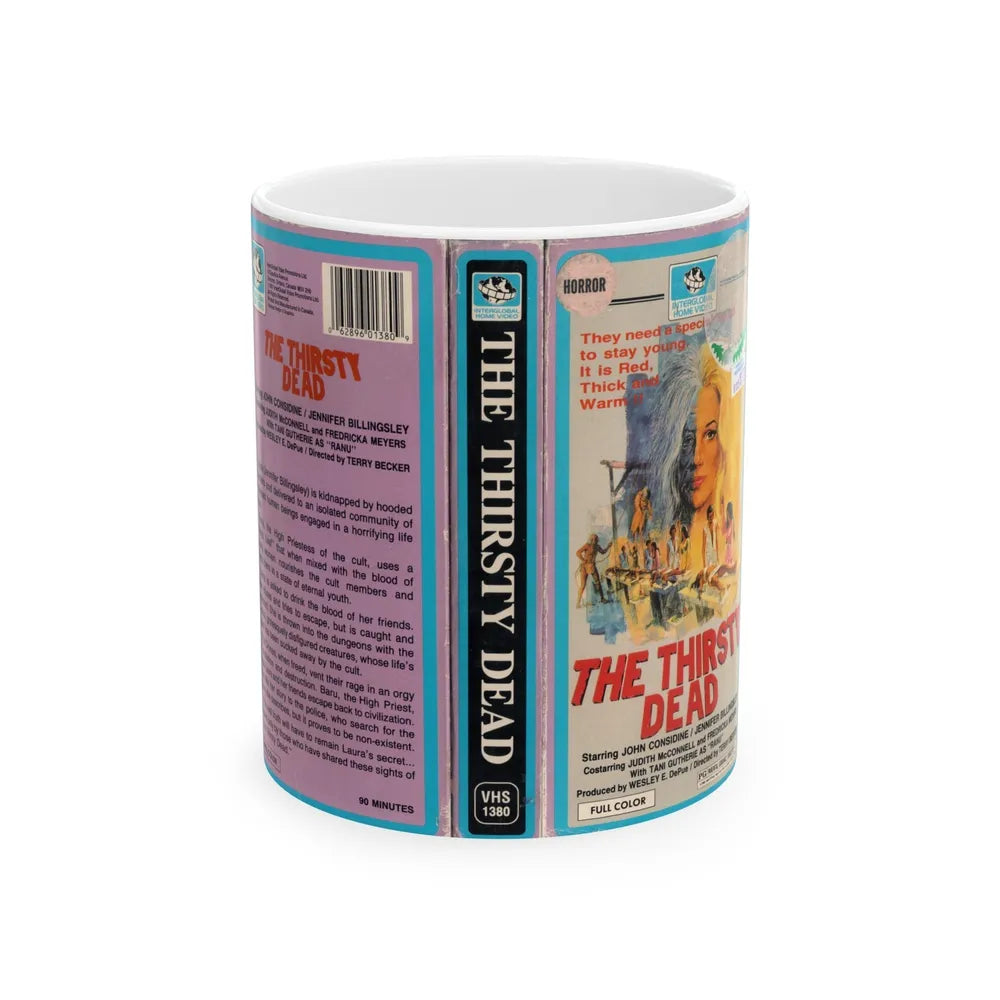 The Thirsty Dead (VHS COVER) - White Coffee Mug-11oz-Go Mug Yourself