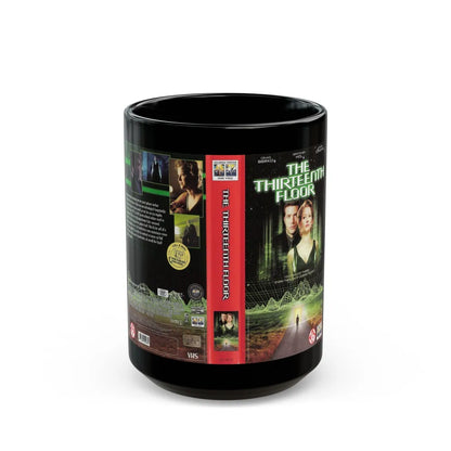 THE THIRTEENTH FLOOR (VHS COVER) - Black Coffee Mug-15oz-Go Mug Yourself