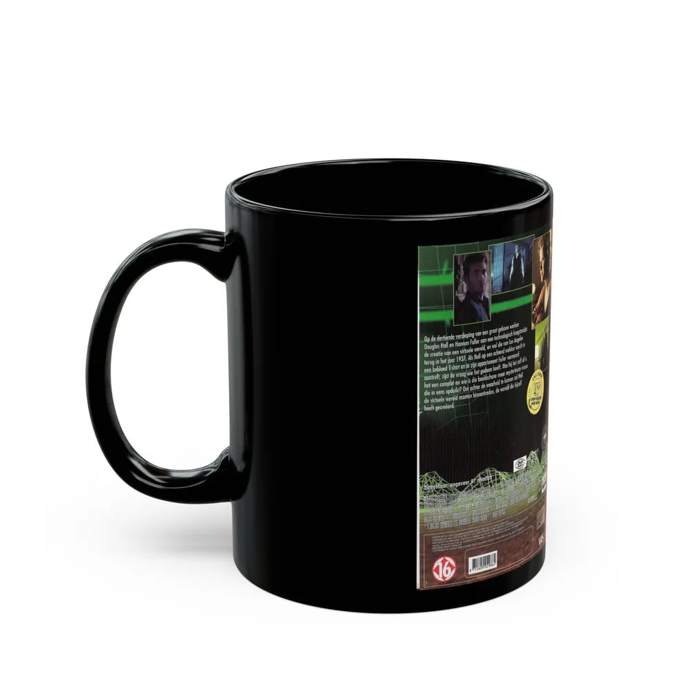 THE THIRTEENTH FLOOR (VHS COVER) - Black Coffee Mug-Go Mug Yourself