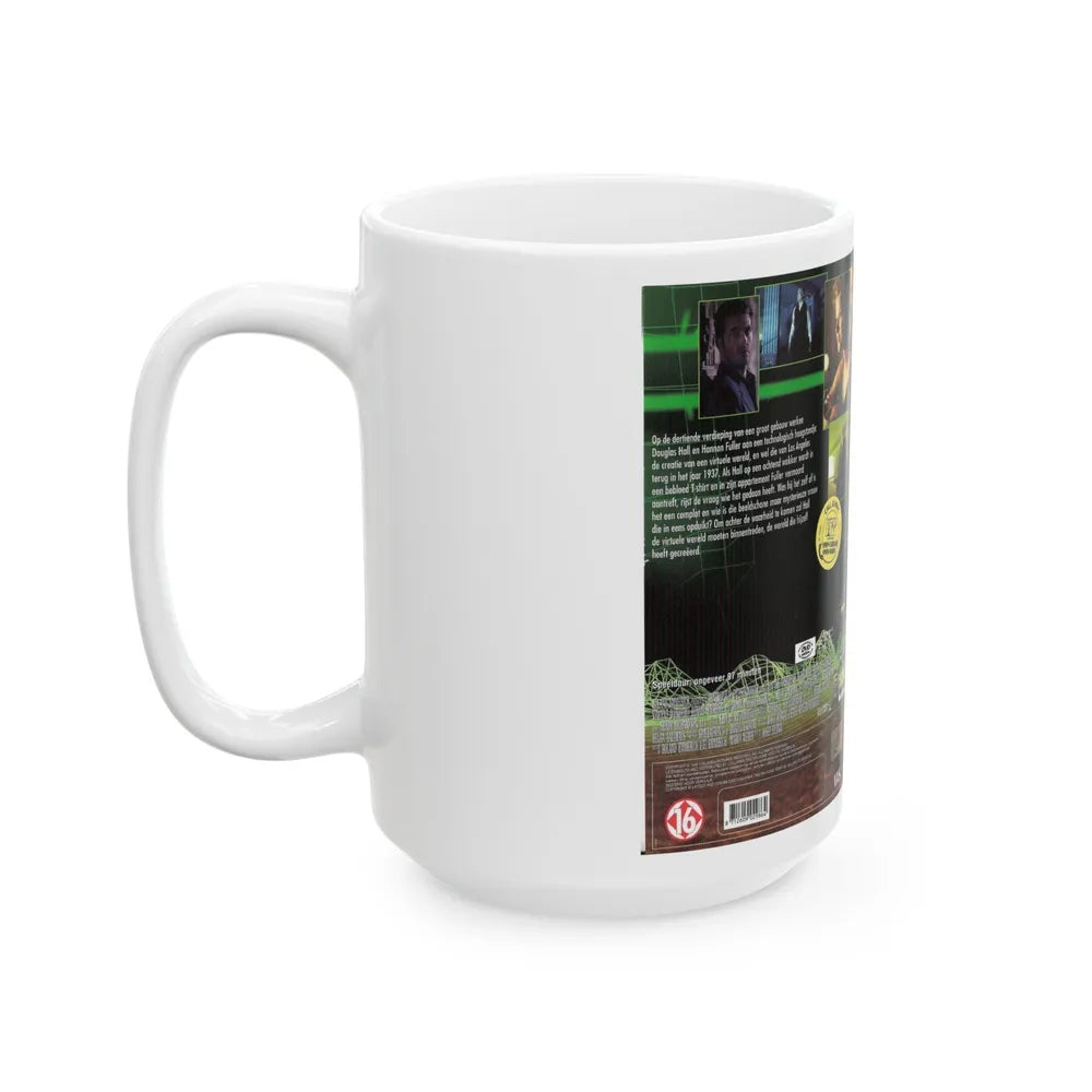 THE THIRTEENTH FLOOR (VHS COVER) - White Coffee Mug-Go Mug Yourself