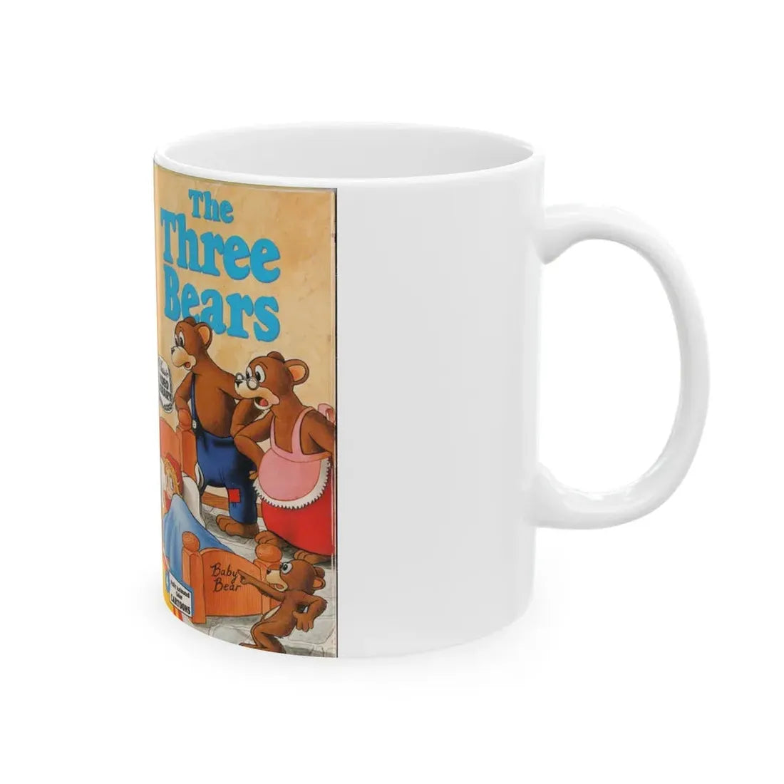 THE THREE BEARS (VHS COVER) - White Coffee Mug - Go Mug Yourself