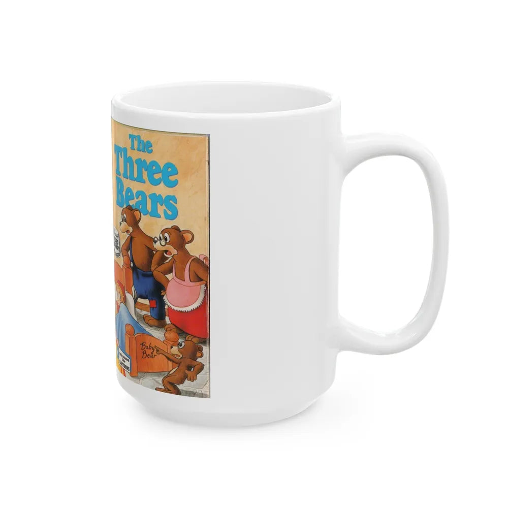 THE THREE BEARS (VHS COVER) - White Coffee Mug-Go Mug Yourself