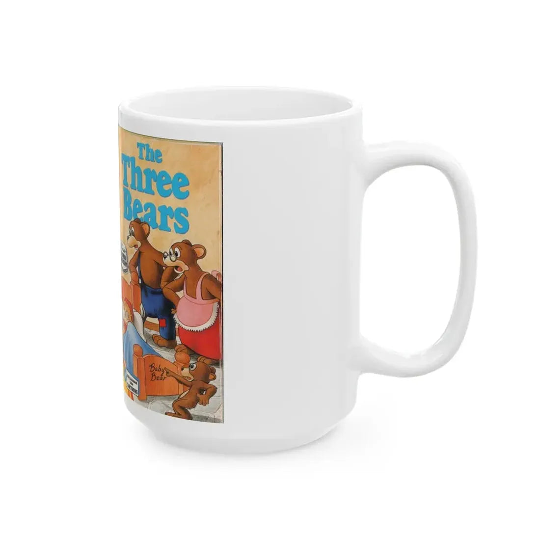 THE THREE BEARS (VHS COVER) - White Coffee Mug - Go Mug Yourself