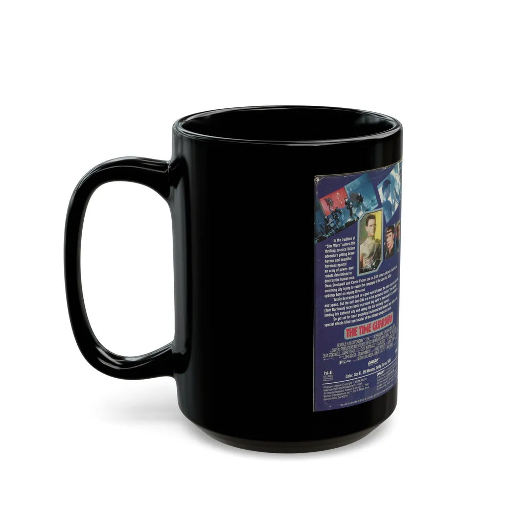 THE TIME GUARDIAN ORION HOME VIDEO (VHS COVER) - Black Coffee Mug-Go Mug Yourself