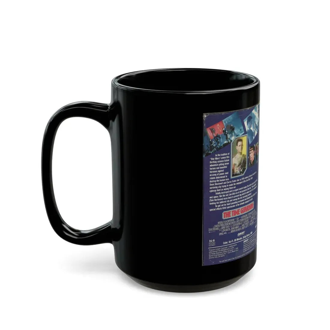 THE TIME GUARDIAN ORION HOME VIDEO (VHS COVER) - Black Coffee Mug - Go Mug Yourself