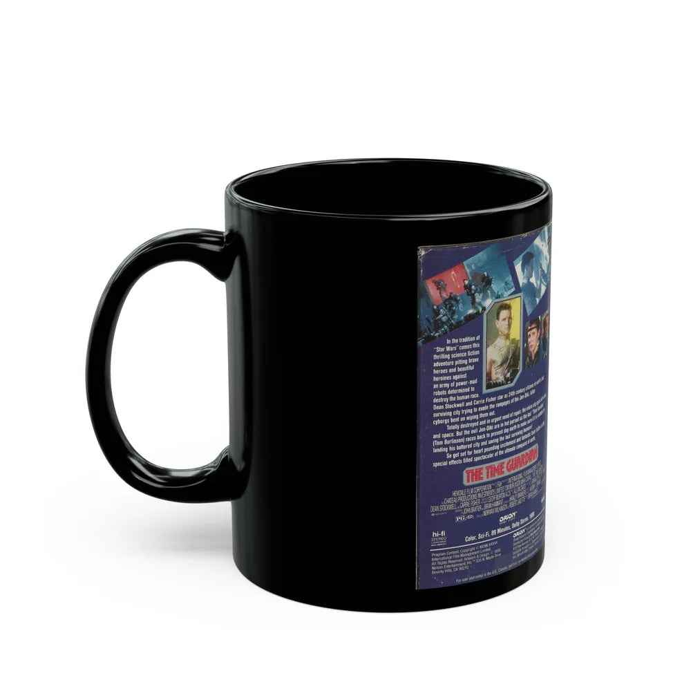 THE TIME GUARDIAN ORION HOME VIDEO (VHS COVER) - Black Coffee Mug-Go Mug Yourself